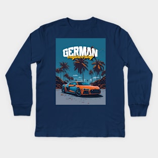 German Engineering Kids Long Sleeve T-Shirt